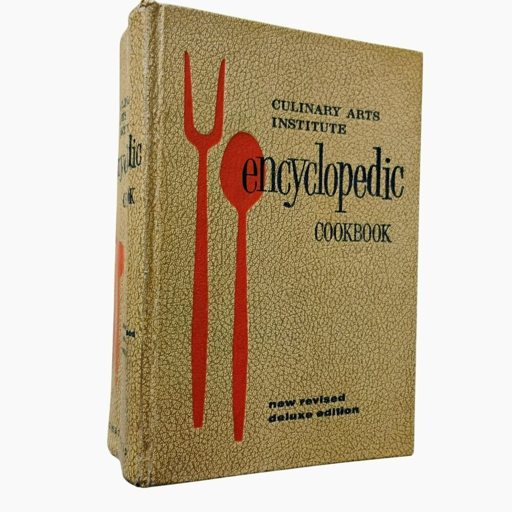 Vintage Culinary Arts Institute Encyclopedic Cookbook 1960s Hardcover Deluxe